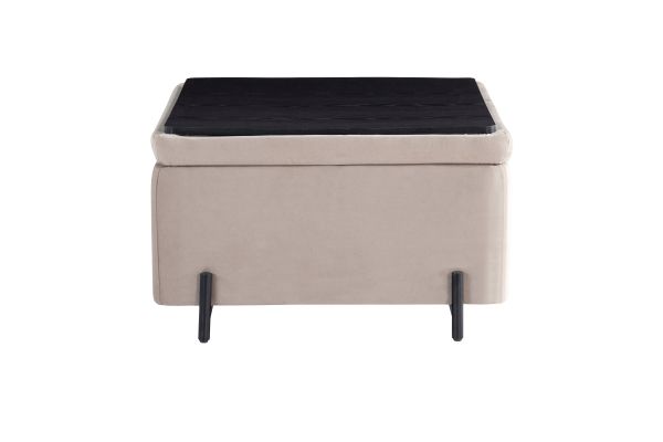 Kiley Large Storage Ottoman - Taupe