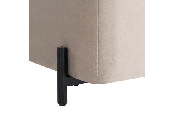 Kiley Large Storage Ottoman - Taupe