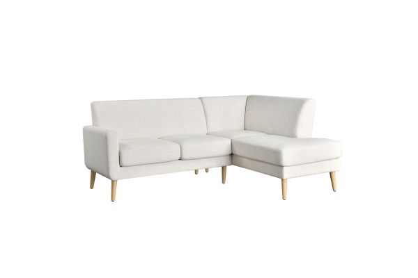Sheldon Sofa Bumper Sectional Sofa - Cream