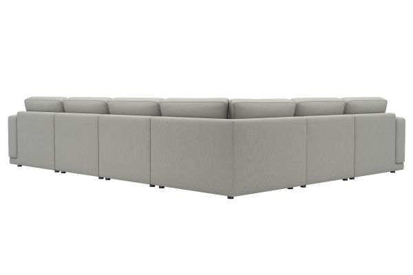 Cove Flax 5-Piece Sectional with Right Arm Facing Chaise by Floyd Home