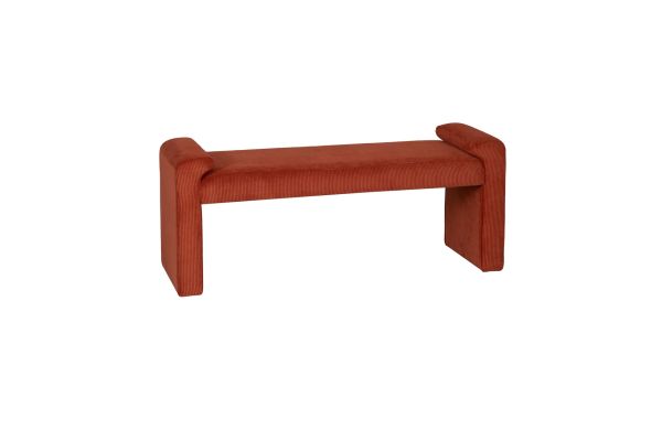 Lollie Rust Cord Bench
