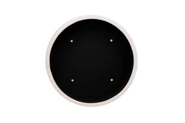 Bella Natural Round Storage Ottoman