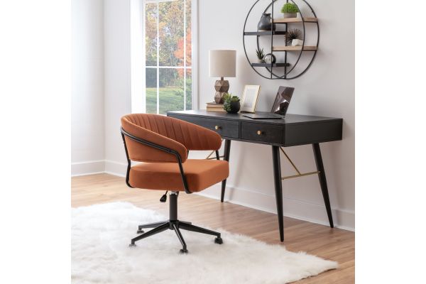 Portland Caramel Office Chair