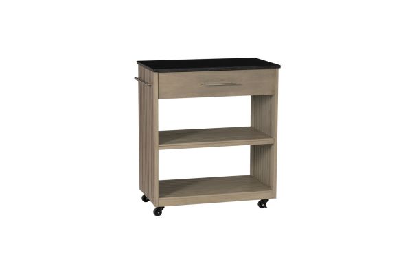 Giovanna Grey Kitchen Cart