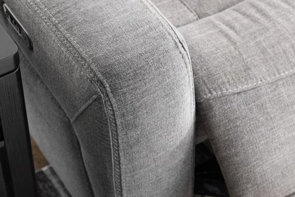 Summit Grey Dual Power Recliner