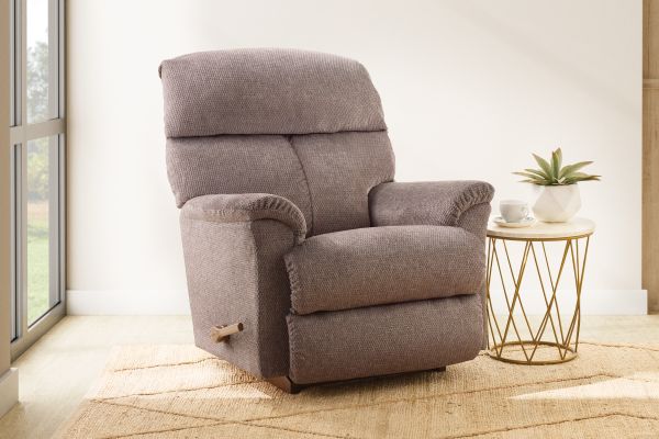 Reed Grey Rocker Recliner by La-Z-Boy