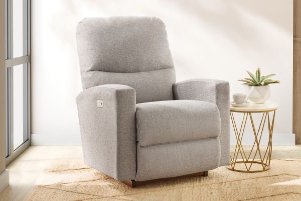 Sherman Slate Power Rocker Recliner by La-Z-Boy