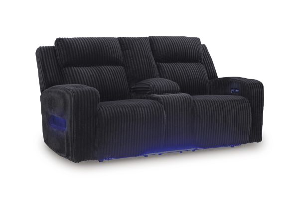 Forest Lake Power Reclining Loveseat with Console