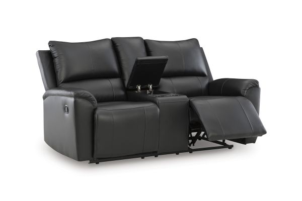 Glossmore Reclining Loveseat with Console