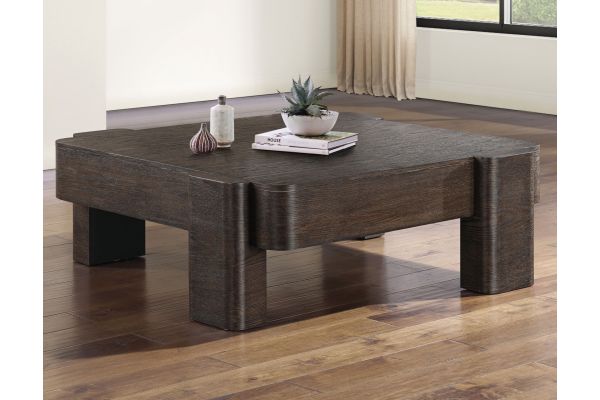Salina Espresso Square Coffee Table