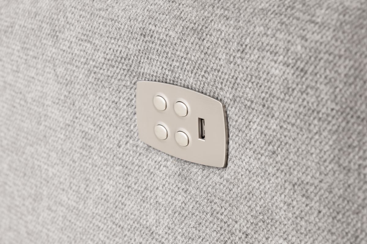 バロックウッドボレー La-Z-Boy Pinnacle Stone Leather Power Rocker Recliner