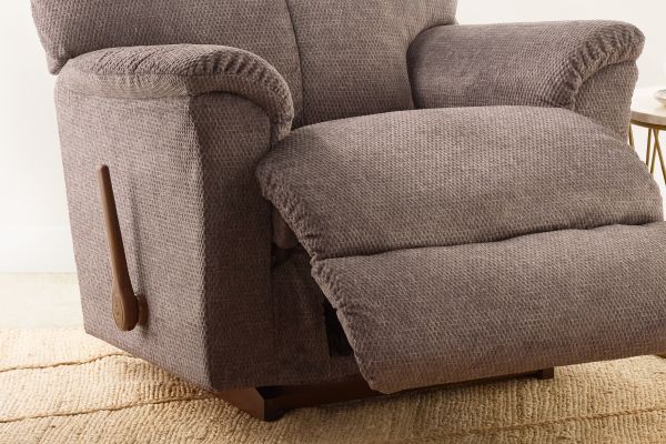 Reed Grey Rocker Recliner by La-Z-Boy