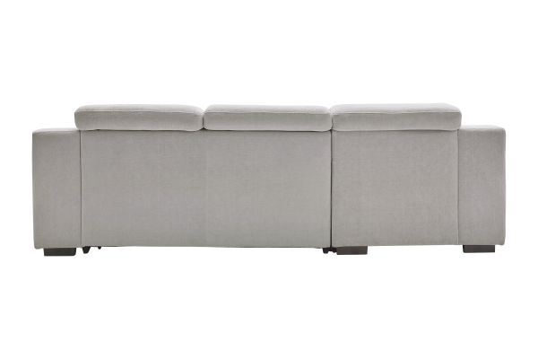 Lounge 2-Piece Sleeper Sectional with Left Arm Facing Storage Chaise