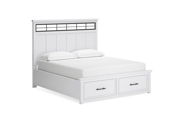 Ashbryn California King Panel Storage Bed