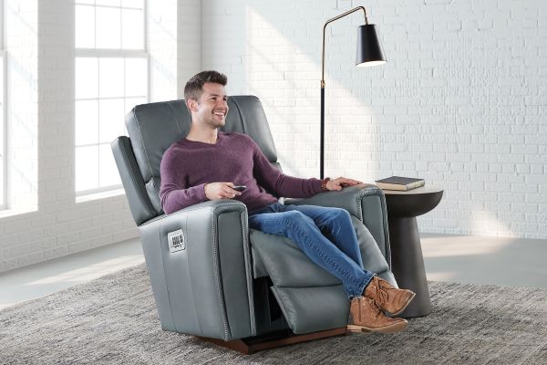 Apollo Quad Power Leather Rocker Recliner by La-Z-Boy