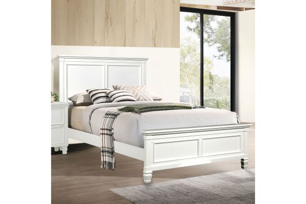Tamarack White Full Panel Bed
