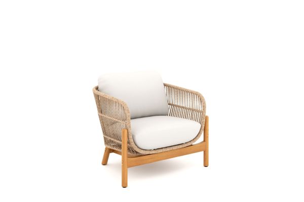 Solstice Rope Club Chair - Linen Beige