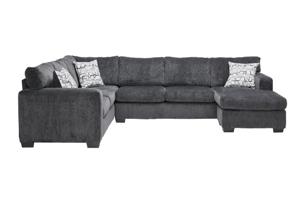 Presley Stone 2-Piece Sectional with Right Arm Facing Chaise