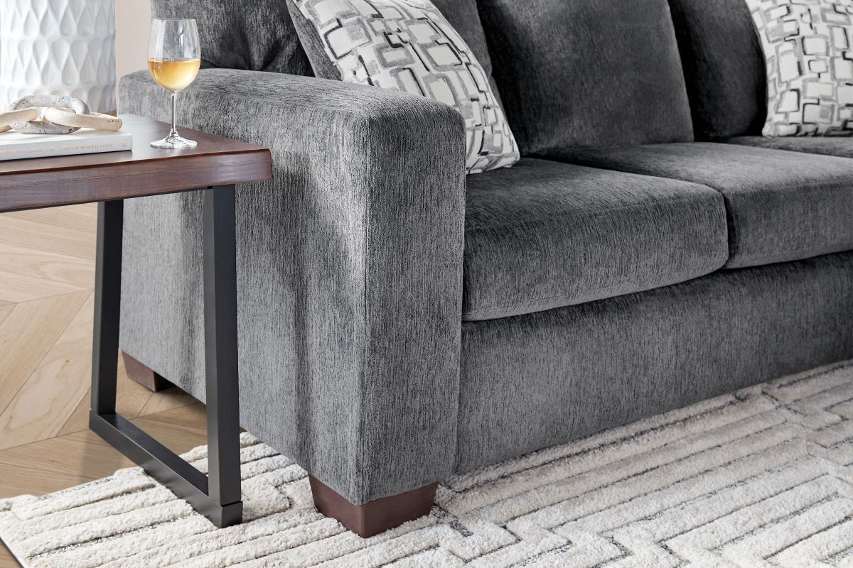 Presley Stone 2-Piece Sectional with Right Arm Facing Chaise 9