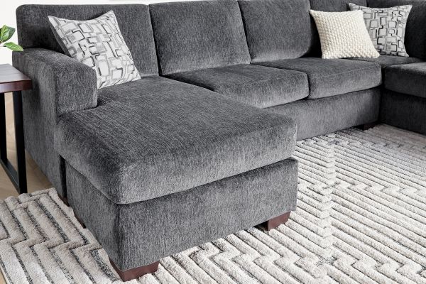 Presley Stone 2-Piece Sectional with Left Arm Facing Chaise