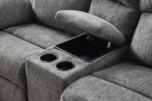 Dean Reclining Console Loveseat