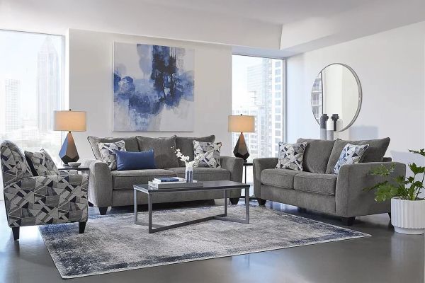 Capri Grey Chair and a 1/2