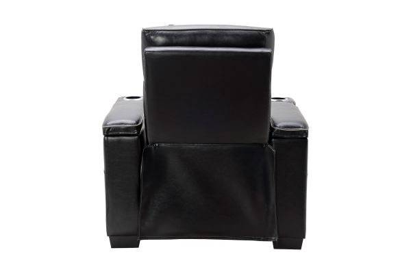 Zodiac Black Dual Power Recliner