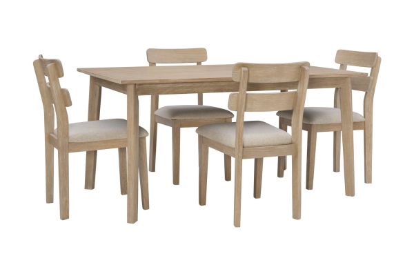 Daly 5 Piece Dining Group Natural