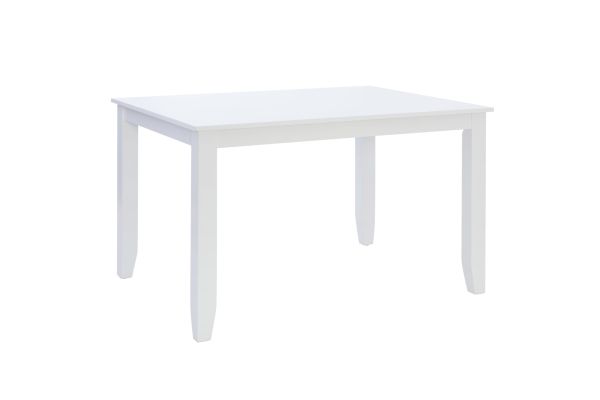 Maui White Rectangle Dining Table