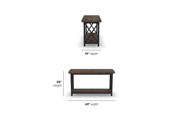 Carpenter Brown Sofa Table
