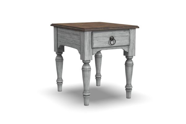 Plymouth Gray End Table