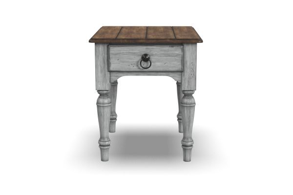 Plymouth Gray End Table