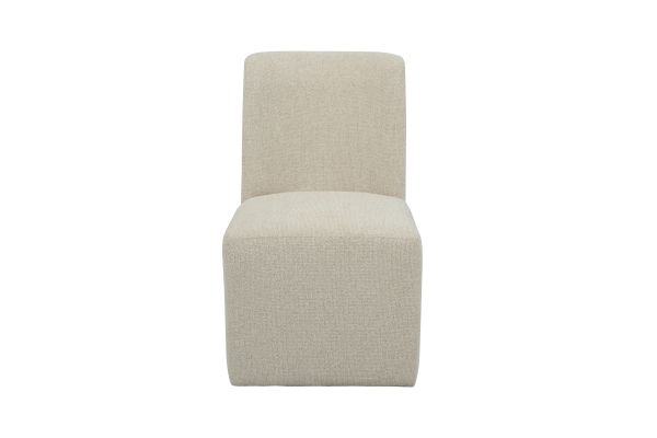 Waterfall Off-White Upholstered Dining Chair