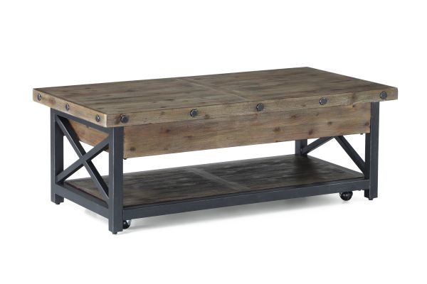 Carpenter Natural Rectangular Lift-Top Coffee Table