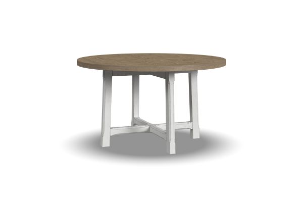 Melody White Round Dining Table