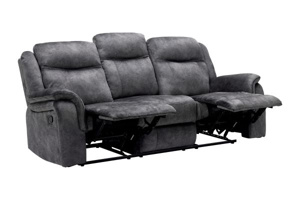 Keaton Grey Reclining Sofa