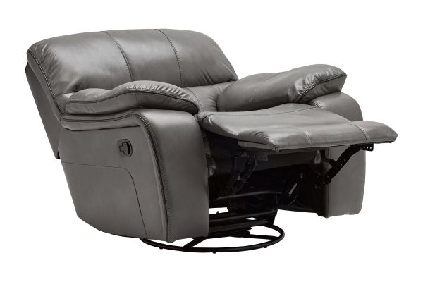 Lawson Grey Swivel Glider Recliner