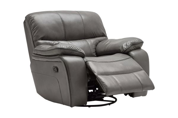 Lawson Grey Swivel Glider Recliner