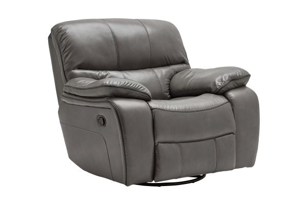Lawson Grey Swivel Glider Recliner