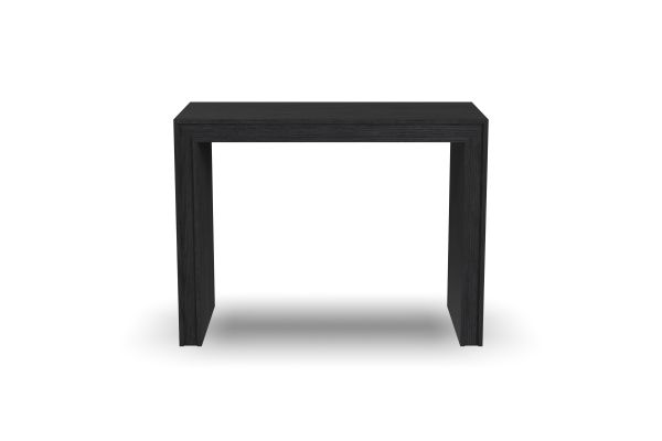 Waterfall Black Accent Table