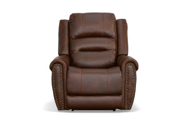 Oscar Pumpernickel Fabric Power Recliner