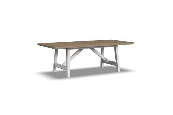 Melody White Rectangular Dining Table