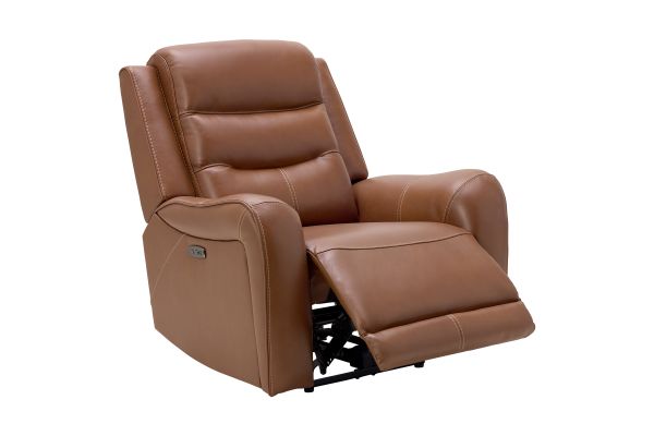 Bryant Brown Leather Dual Power Recliner