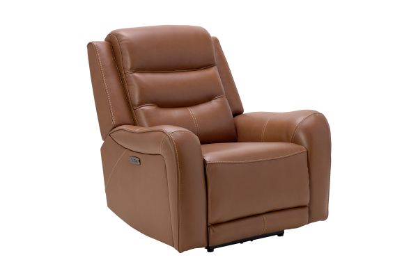 Bryant Brown Leather Dual Power Recliner