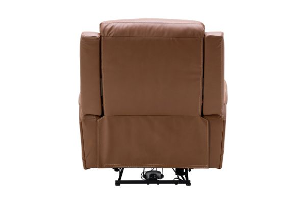 Bryant Brown Leather Dual Power Recliner