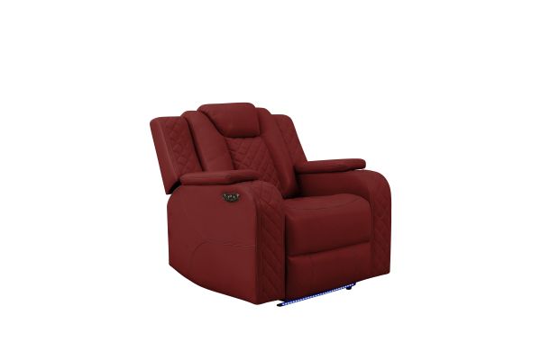 Radiant Power Recliner - Red