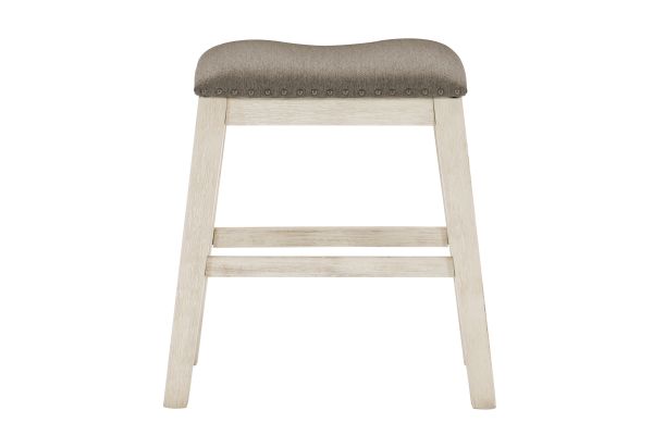 Timbre White Counter Height Stool