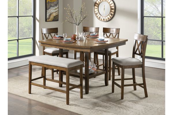 Balin Light Oak Counter Height Table