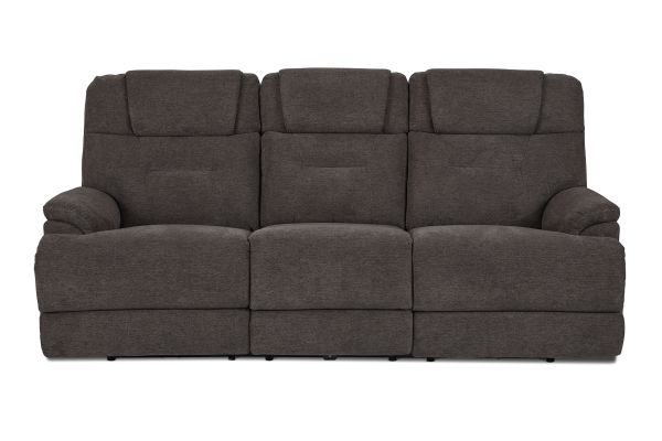 Zofa Umber Triple Power Reclining Sleep Sofa by Flexsteel
