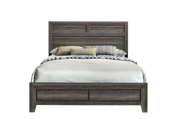 Issac Queen Panel Bed in a Box with USB Port